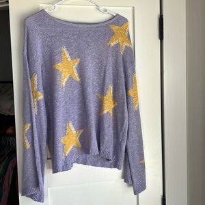 Thin star sweater. Perfect condition!